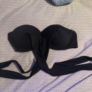 Victoria’s Secret black bandeau wrap top